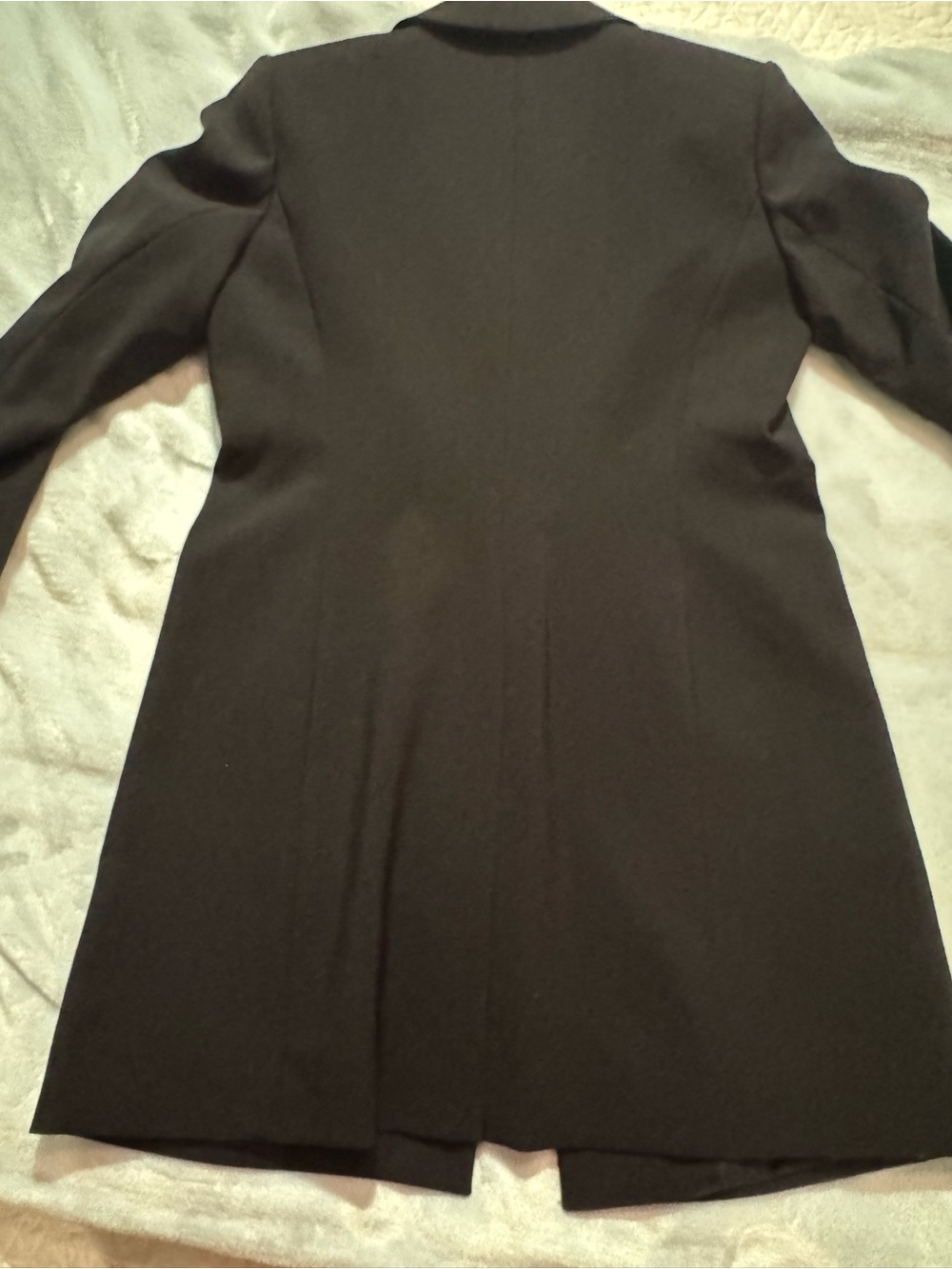 DKNY Black Single-Button Longline Blazer - Picture 2 of 9